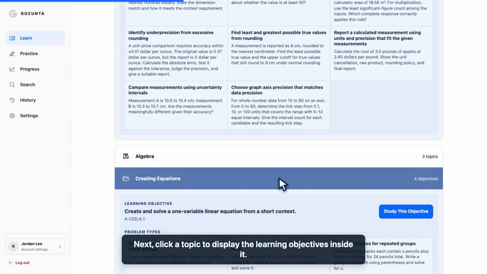 Browse the curriculum walkthrough preview.