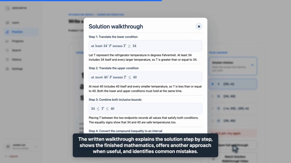 Work through a Gozunta problem walkthrough preview.