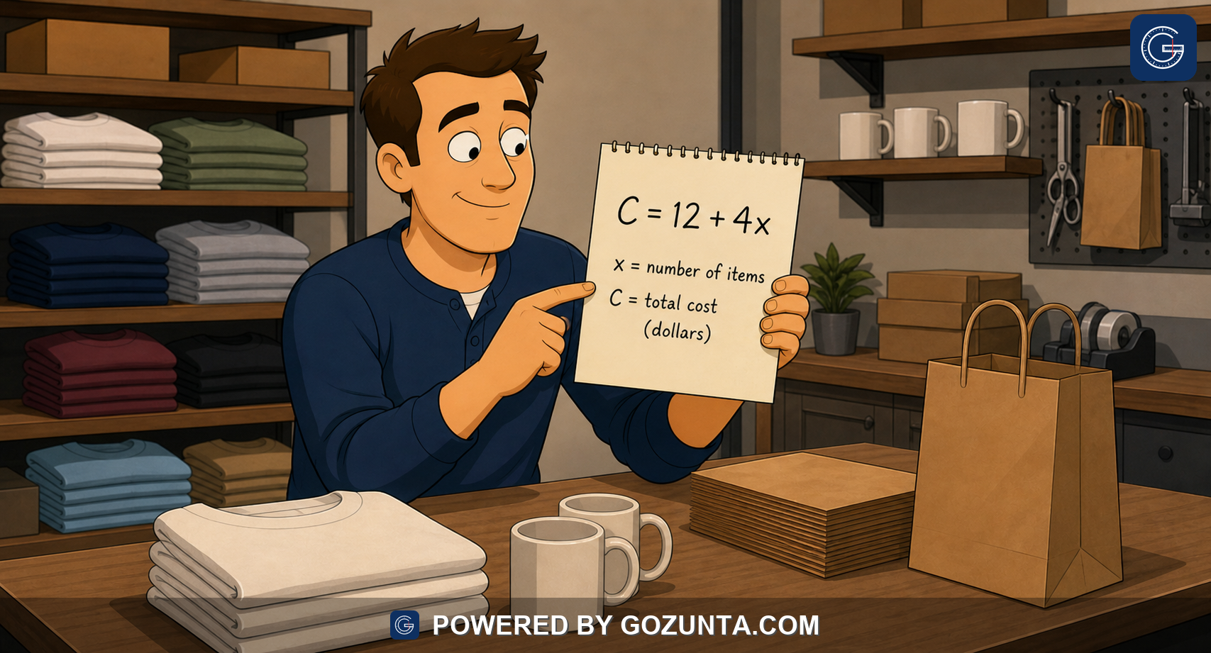 Branded illustration for Create equations in two or more variables, graph them, and label axes/scales appropriately.