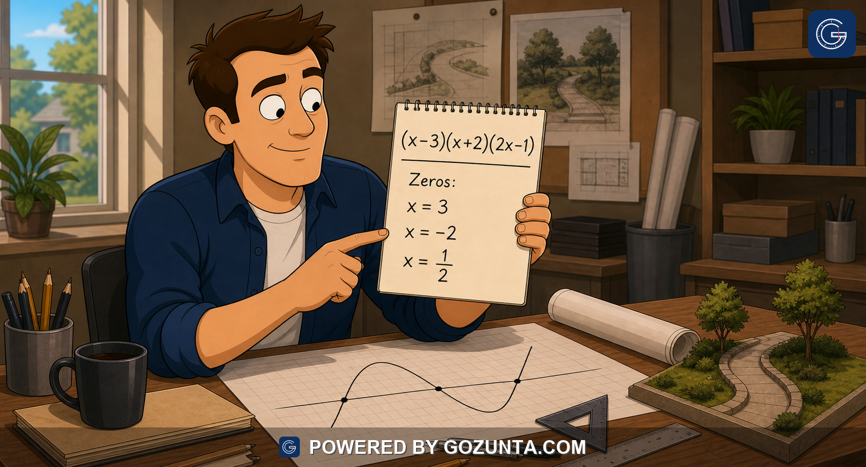 Branded illustration for Analyze transformations of quadratic and absolute-value functions and identify even/odd functions.